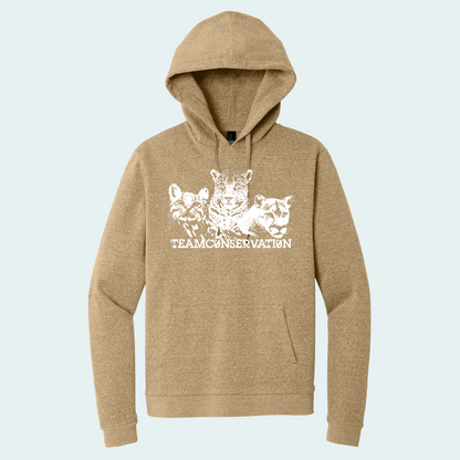 3 Cats Team Conservation - Unisex Hoodie