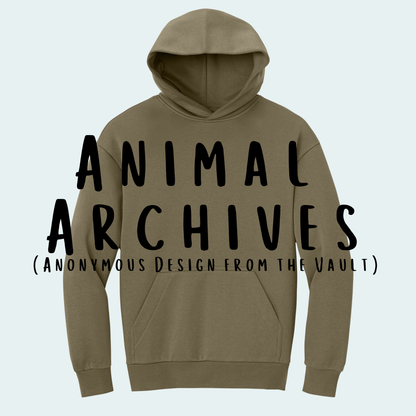 Animal Archives (Anonymous Design from the Vault) Heavy Hoodie