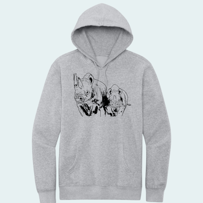 Rhino with Baby Fundraiser (Limited Edition for July) Hoodie