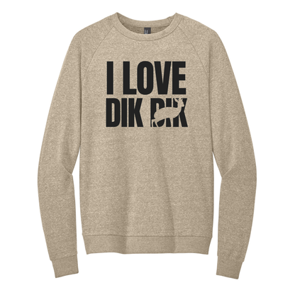 I love Dik Dik - Unisex Crewneck Sweatshirt (LIMITED EDITION)