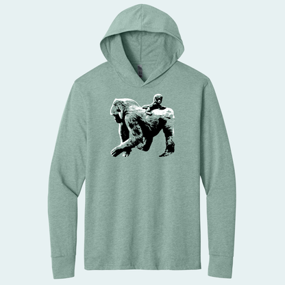 Gorilla with Baby (Limited Edition for January) Hooded Long Sleeve Tee
