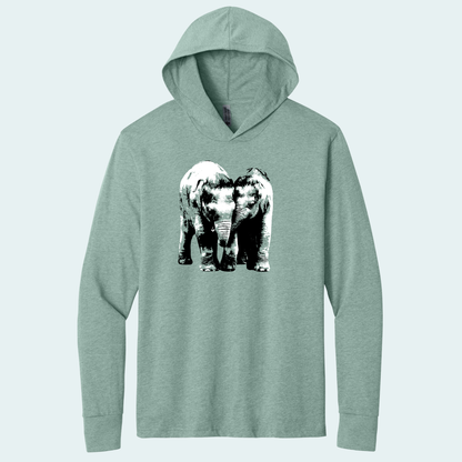Baby Elephants (Limited Edition for January) Hooded Long Sleeve Tee
