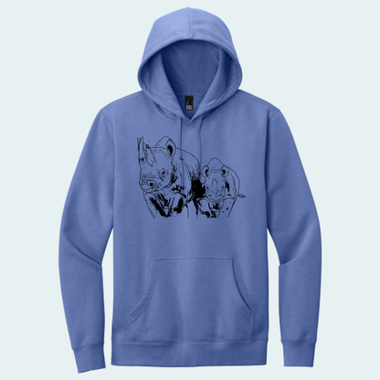 Rhino with Baby Fundraiser (Limited Edition for July) Hoodie