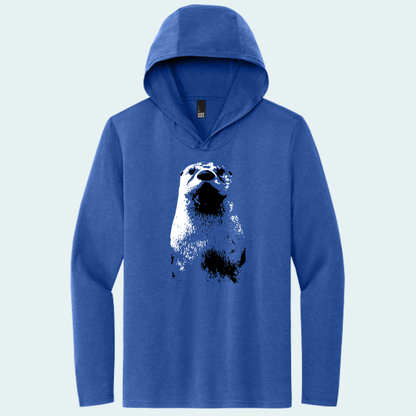 North American River Otter (Limited Edition for March) Hooded Long Sleeve Tee