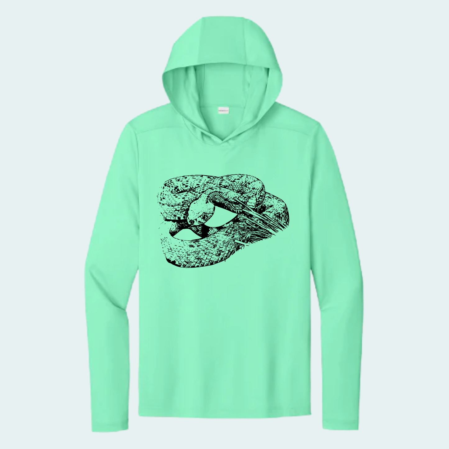 Western Diamondback Rattlesnake (Limited Edition for July) Athletic Hooded Tee