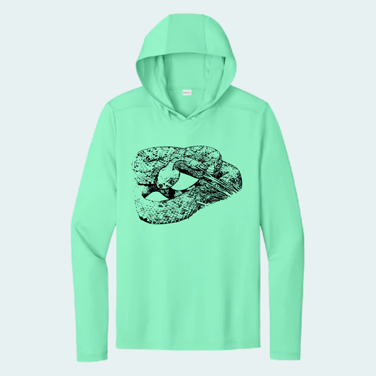 Western Diamondback Rattlesnake (Limited Edition for July) Athletic Hooded Tee