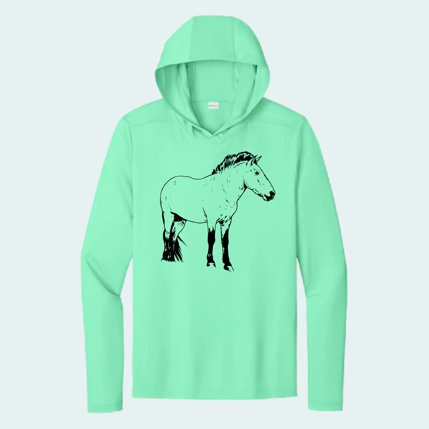Przewalski's Horse (Limited Edition for July) Athletic Hooded Tee