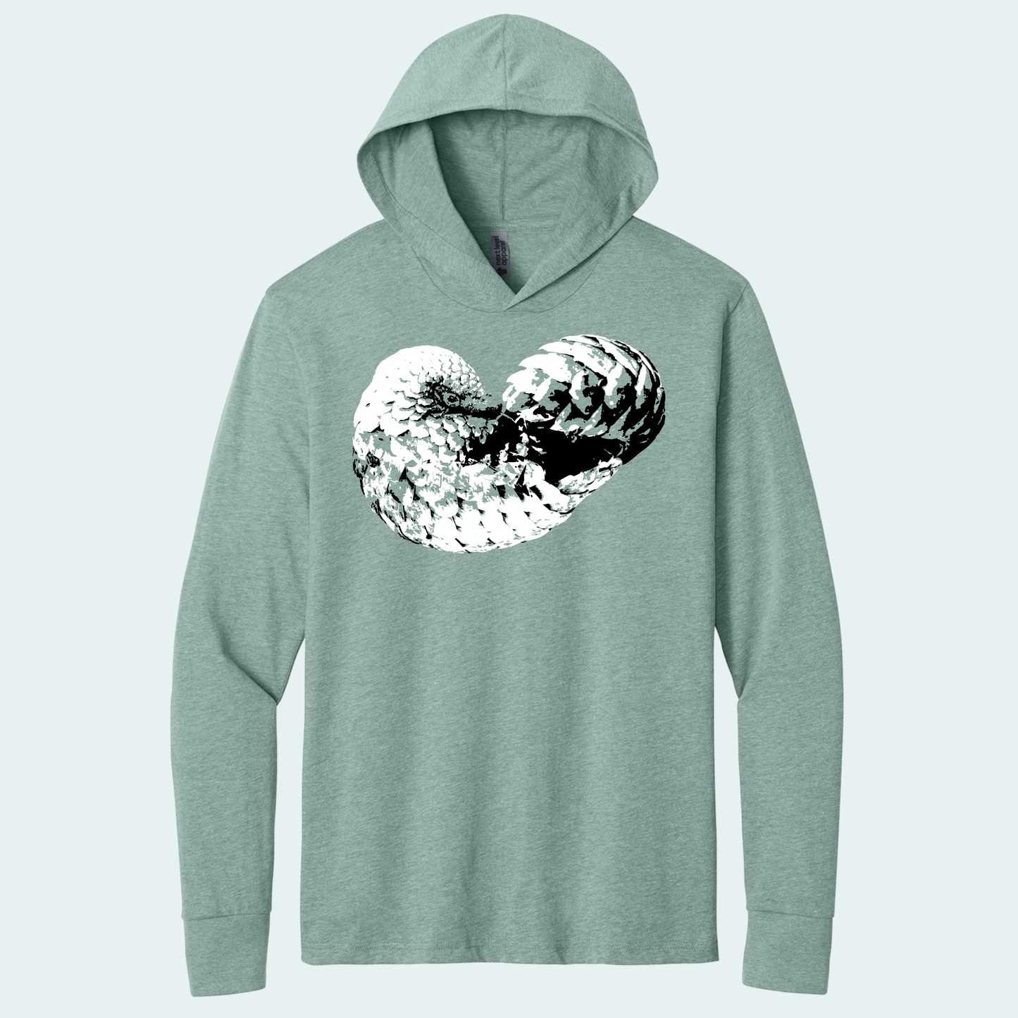 Pangolin Conservation and Research Foundation (Fundraiser) (Limited Edition for February) Hooded Long Sleeve Tee