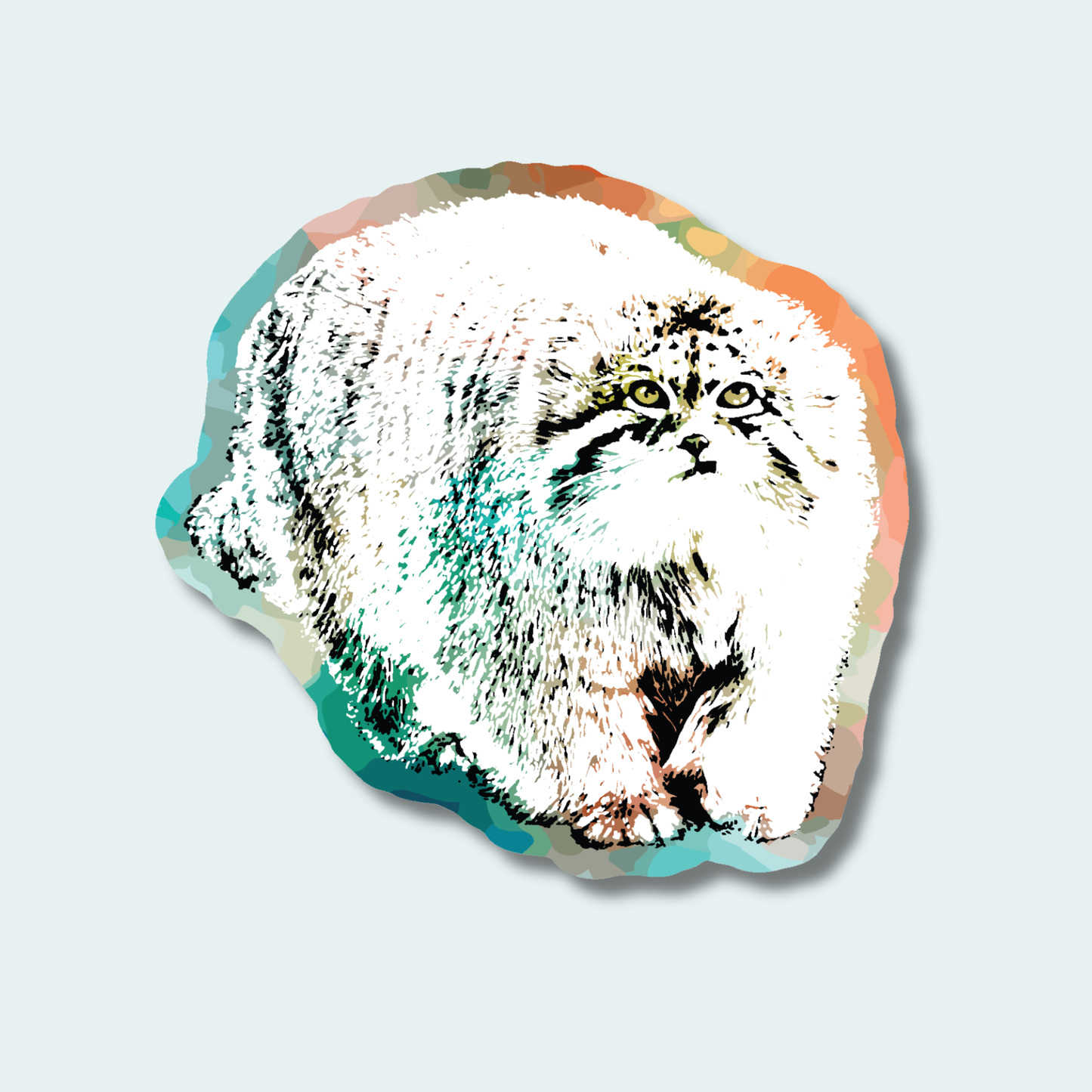 Pallas's Cat - 4in Sticker