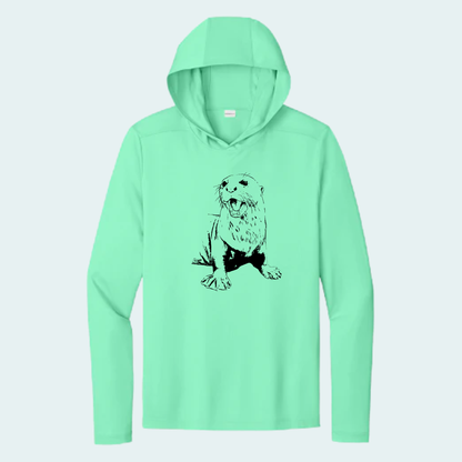Giant River Otter (Limited Edition for July) Athletic Hooded Tee