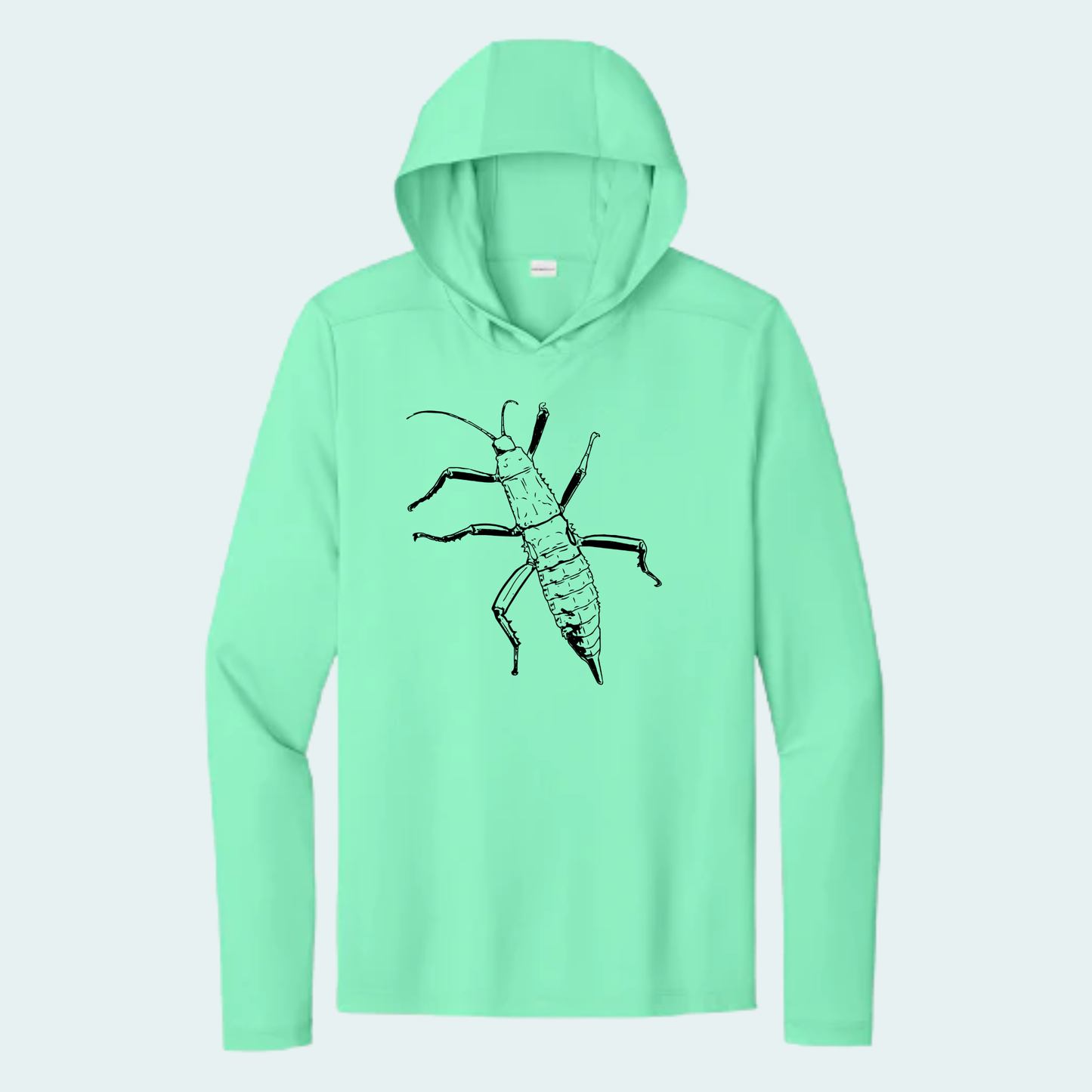 Giant Spiny Stick Insect (Limited Edition for July) Athletic Hooded Tee