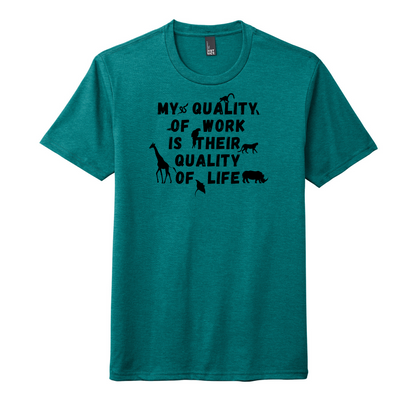 My Quality of Work Quote - Unisex Tee