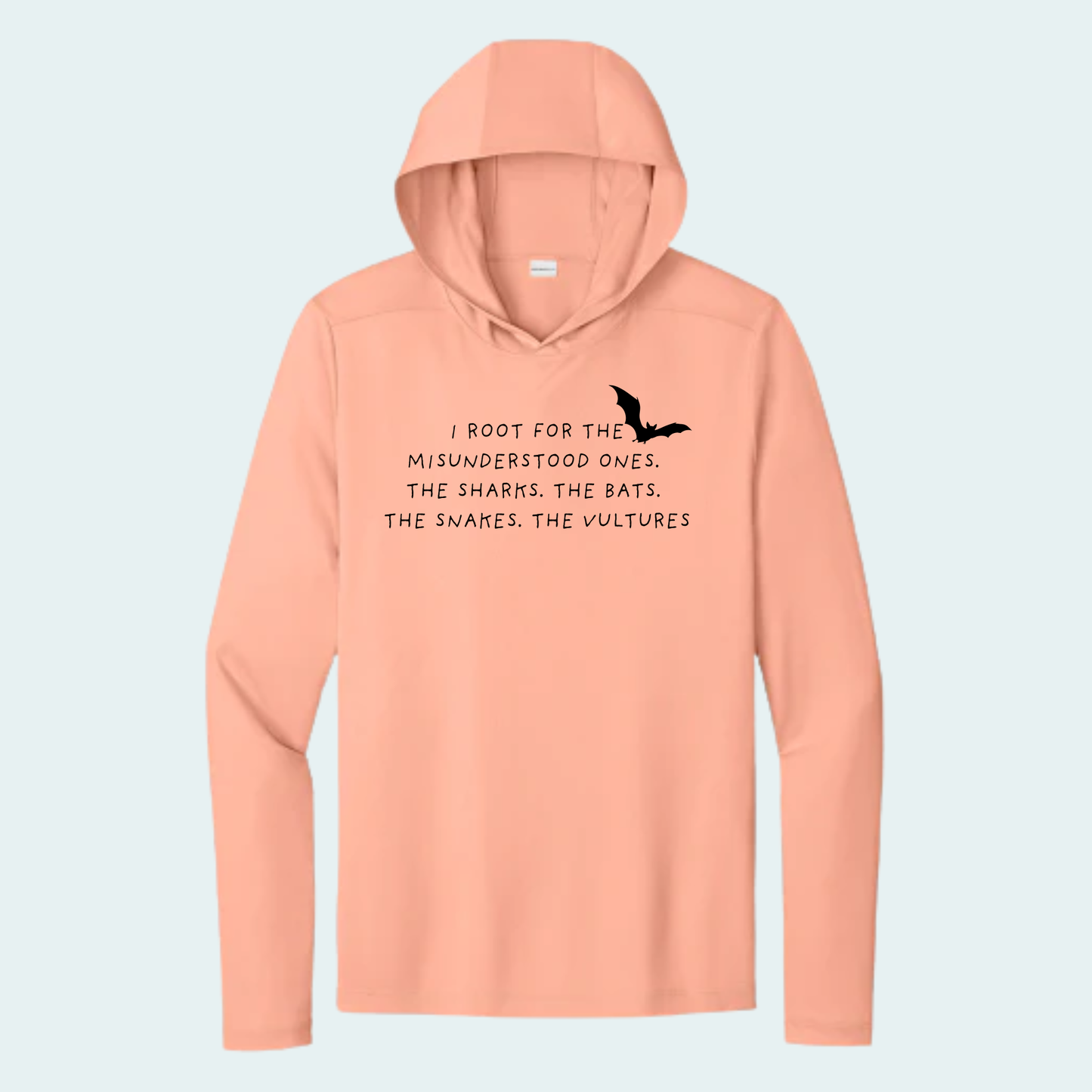 I root for the misunderstood (Limited Edition for July) Athletic Hooded Tee