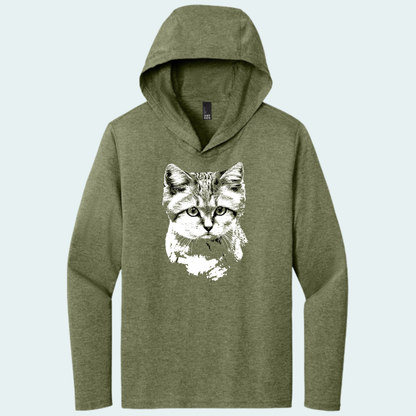 Sand Cat (Limited Edition for March) Hooded Long Sleeve Tee