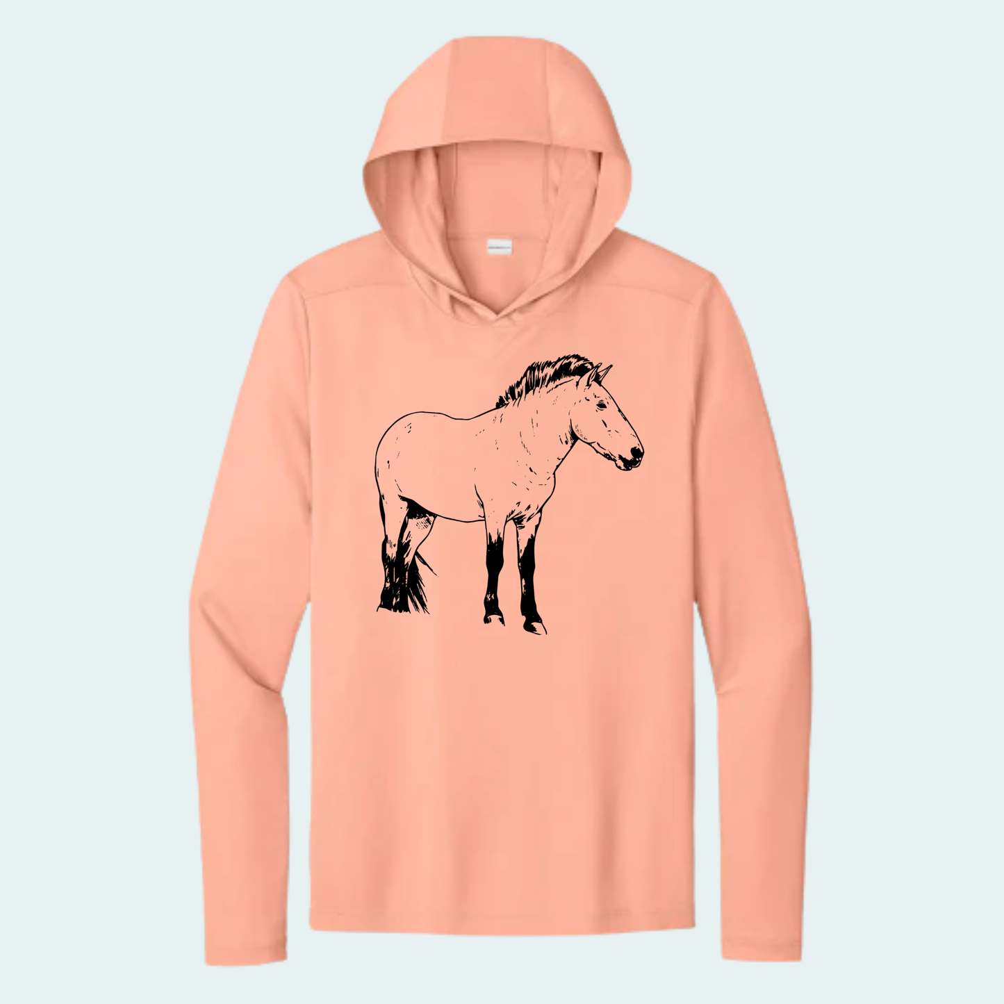 Przewalski's Horse (Limited Edition for July) Athletic Hooded Tee