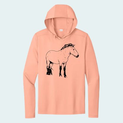 Przewalski's Horse (Limited Edition for July) Athletic Hooded Tee