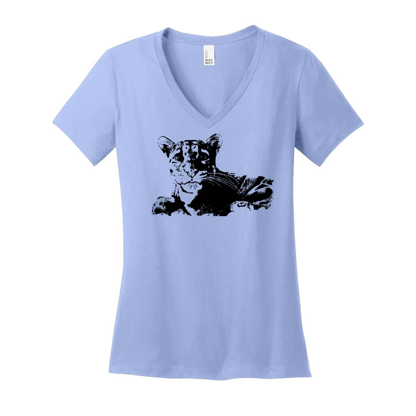 Clouded Leopard - Women's V-Neck Tee (LIMITED EDITION)