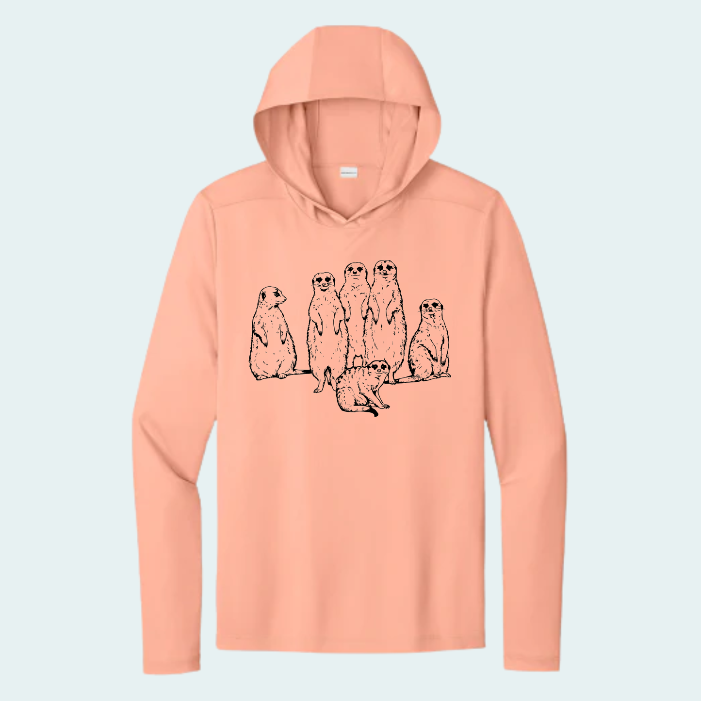 Meerkat Mob (Limited Edition for July) Athletic Hooded Tee