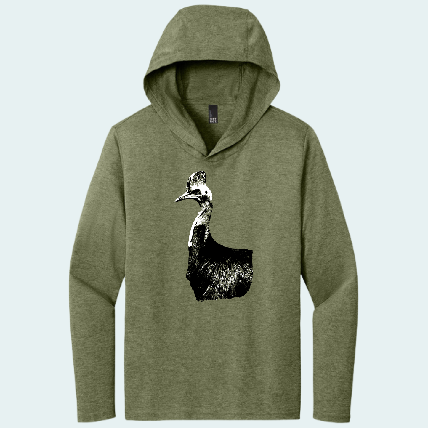 Cassowary (Limited Edition for March) Hooded Long Sleeve Tee