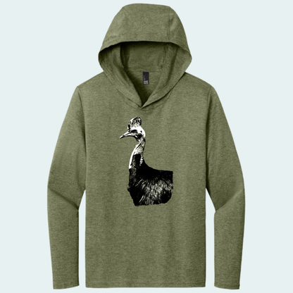 Cassowary (Limited Edition for March) Hooded Long Sleeve Tee