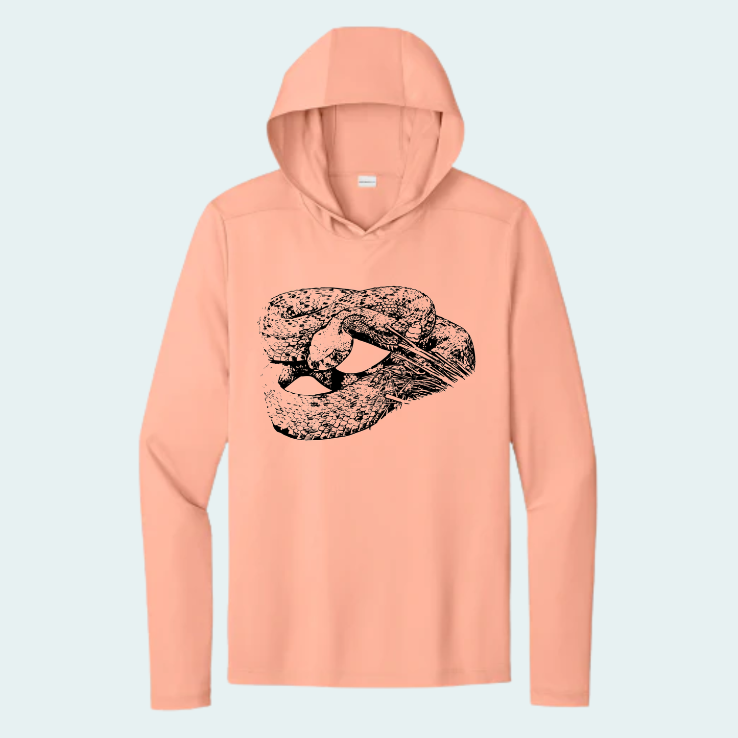 Western Diamondback Rattlesnake (Limited Edition for July) Athletic Hooded Tee