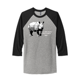 Bowling for Rhinos Columbus AAZK Fundraiser - Unisex Raglan (Pre order)