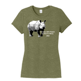 Bowling for Rhinos Columbus AAZK Fundraiser - Women's Tee (Pre order)