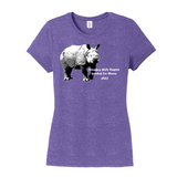 Bowling for Rhinos Columbus AAZK Fundraiser - Women's Tee (Pre order)