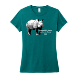 Bowling for Rhinos Columbus AAZK Fundraiser - Women's Tee (Pre order)
