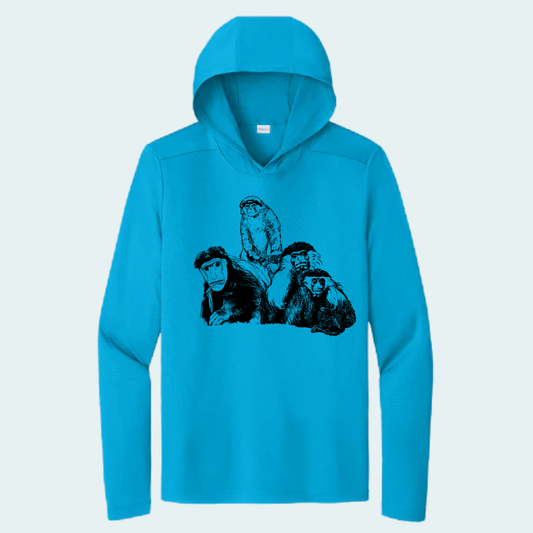 Colobus Mixed Species Fundraiser (Limited Edition for August) Unisex Athletic Hooded Tee