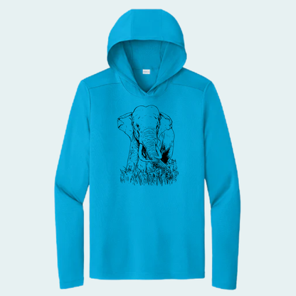 Asian Bull Elephant Fundraiser (Limited Edition for August) Unisex Athletic Hooded Tee
