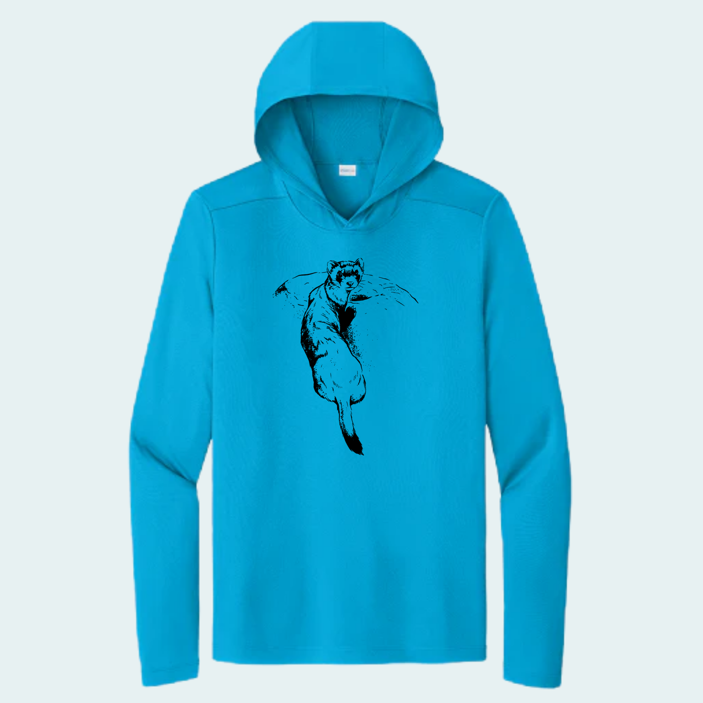 Black Footed Ferret (Limited Edition for September) Unisex Athletic Hooded Tee