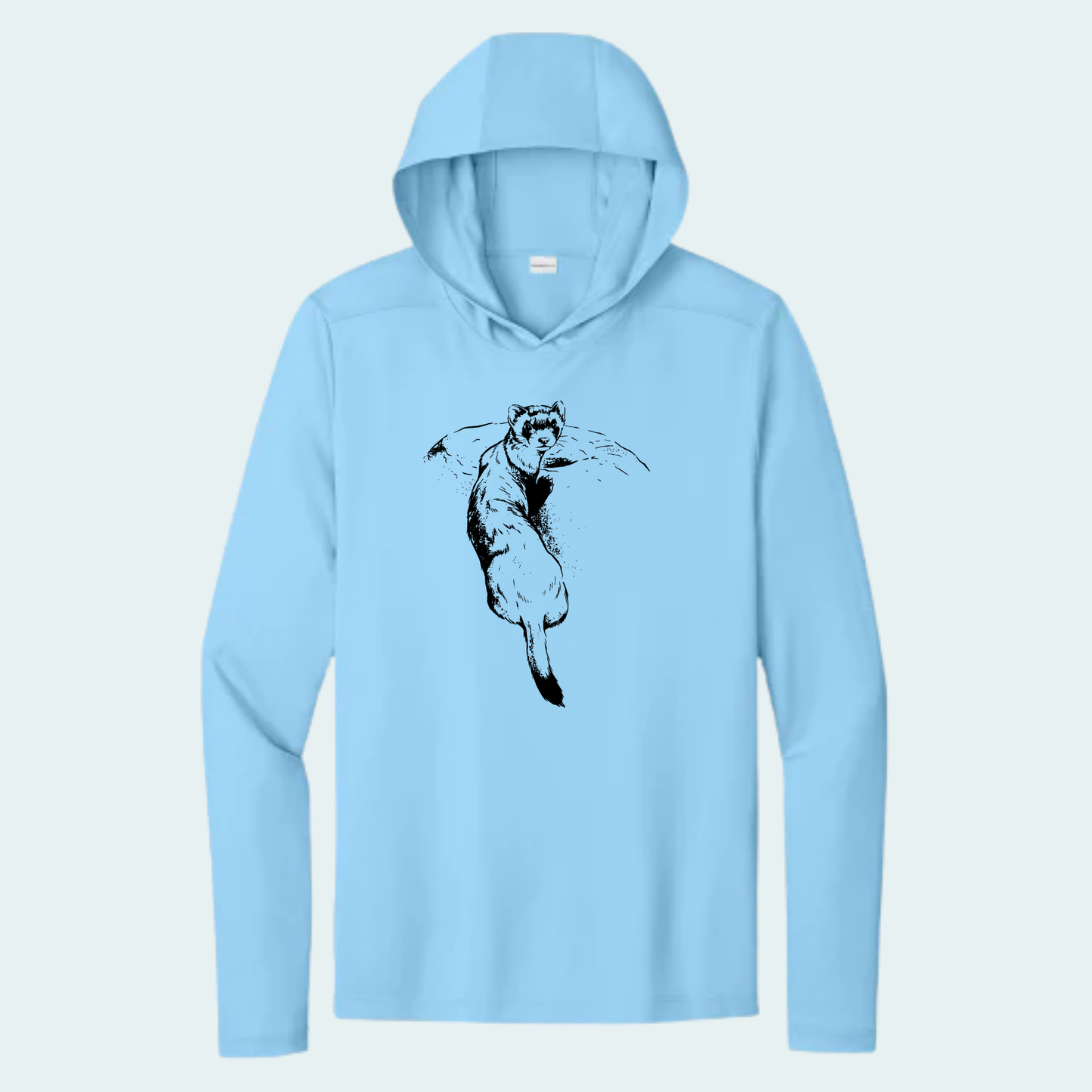 Black Footed Ferret (Limited Edition for September) Unisex Athletic Hooded Tee