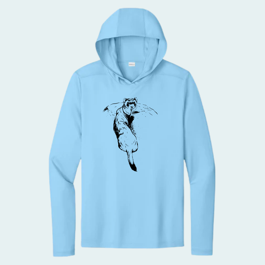 Black Footed Ferret (Limited Edition for September) Unisex Athletic Hooded Tee