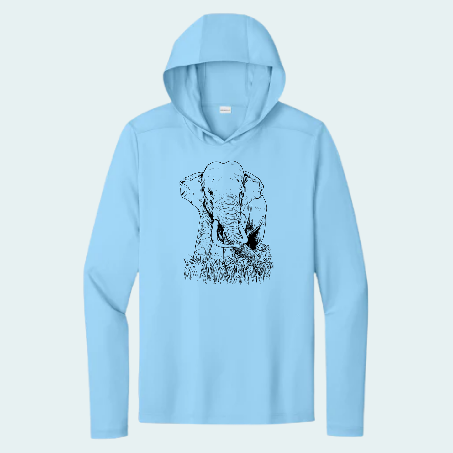 Asian Bull Elephant Fundraiser (Limited Edition for August) Unisex Athletic Hooded Tee