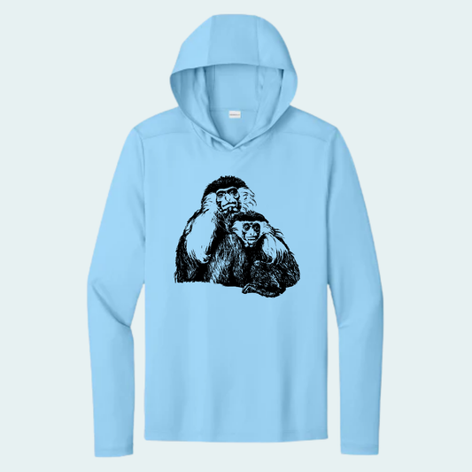 Angolan Colobus Fundraiser (Limited Edition for August) Unisex Athletic Hooded Tee