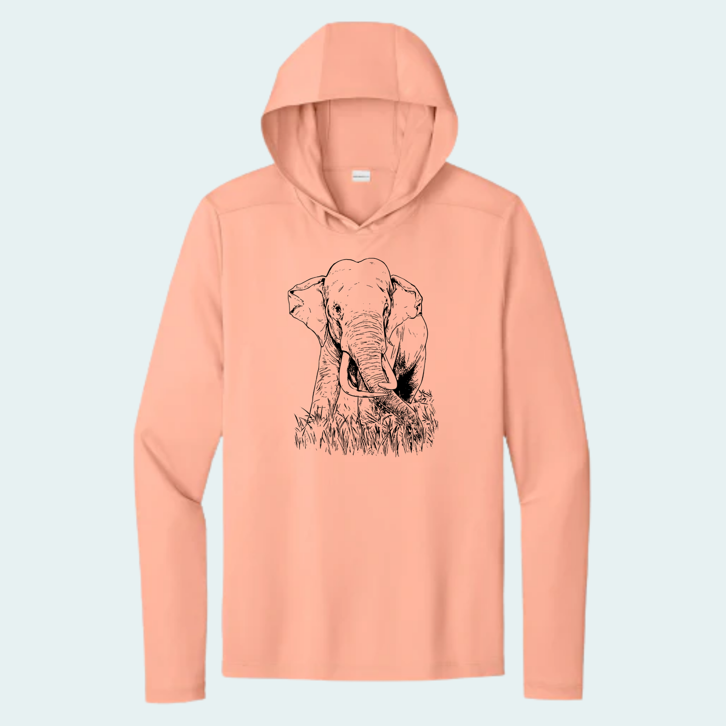 Asian Bull Elephant Fundraiser (Limited Edition for August) Unisex Athletic Hooded Tee