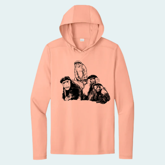 Colobus Mixed Species Fundraiser (Limited Edition for August) Unisex Athletic Hooded Tee