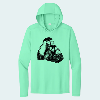 Angolan Colobus Fundraiser (Limited Edition for August) Unisex Athletic Hooded Tee