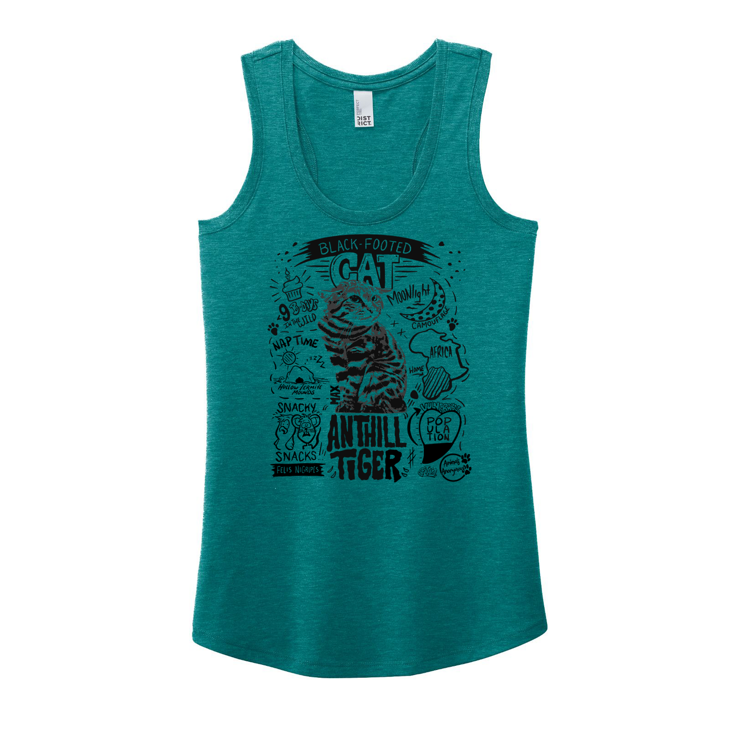 Black Footed Cat Fundraiser - Women's Tank (Pre order)