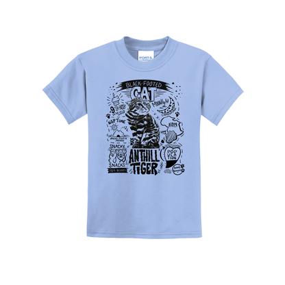 Black Footed Cat Fundraiser - YOUTH Tee (Pre order)
