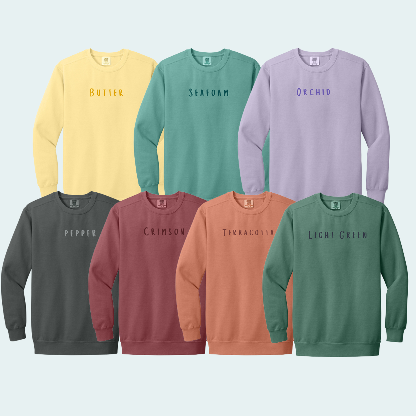 The ones nobody picks Quote Embroidery on Comfort Color
