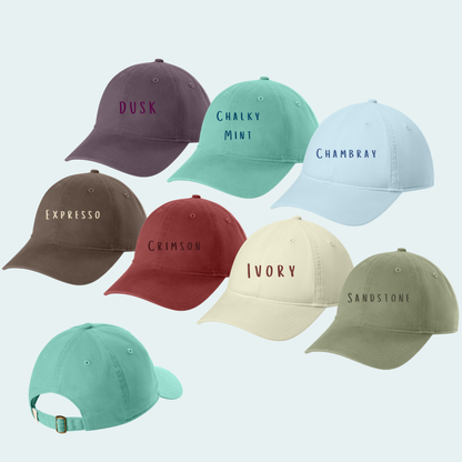 Be a Peli-Can not a Peli-Can't Embroidery on Comfort Color Hat