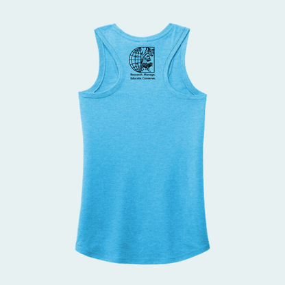 Two Jaguars -Fundraiser for Wild Cat Research and Management (Limited Edition for October) Women's Tank Top