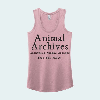 Animal Archives (Anonymous Animal Designs from the Vault) Women's Tank Top