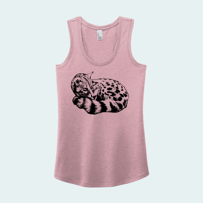 Large Spotted Genet (Limited Edition for October) Women's Tank Top