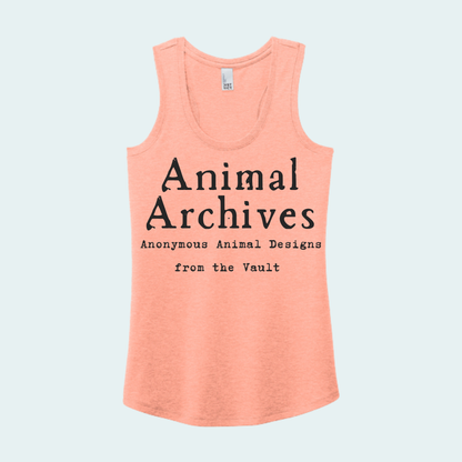 Animal Archives (Anonymous Animal Designs from the Vault) Women's Tank Top