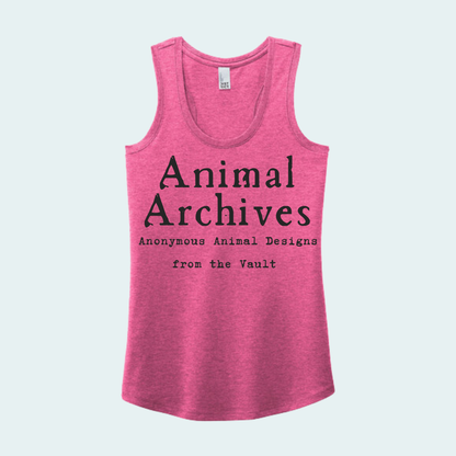 Animal Archives (Anonymous Animal Designs from the Vault) Women's Tank Top