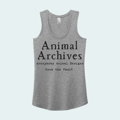 Animal Archives (Anonymous Animal Designs from the Vault) Women's Tank Top