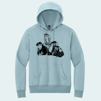 Colobus Mixed Species Fundraiser (Limited Edition for August) Unisex Fleece Hoodie